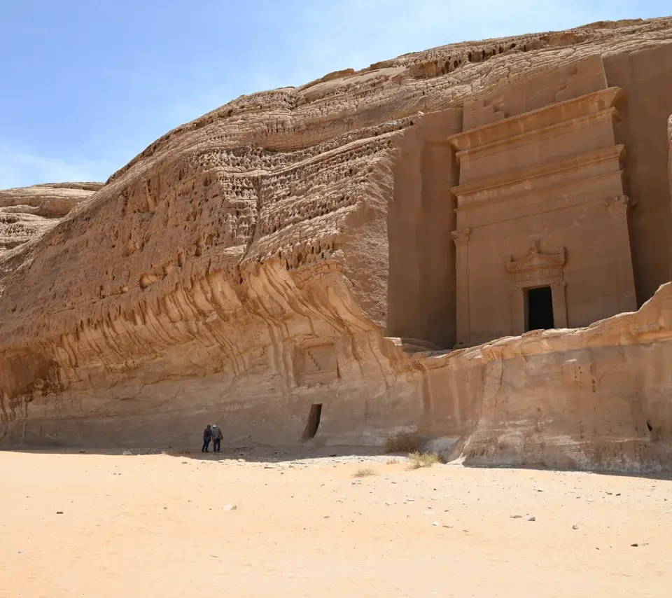 Hegra_qasr al bint_tombes monumentales (c) Pauline Piraud-Fournet_2025