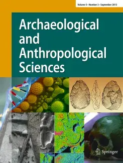 Image de couverture du périodique "archaeological and anthropological sciences"