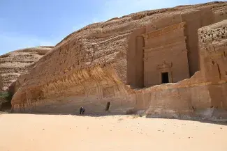 Hegra_qasr al bint_tombes monumentales (c) Pauline Piraud-Fournet_2025